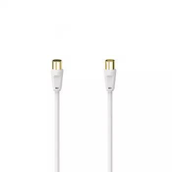 Hama 00305068 kabel koncentryczny 5 m biały