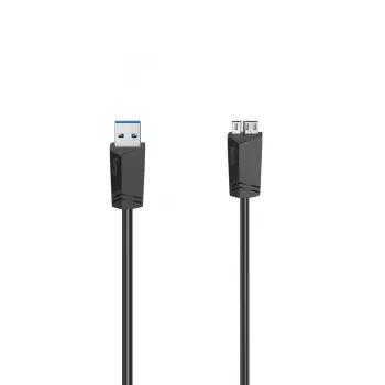 Kabel USB Hama 0,75 m Micro-USB A – USB A Czarny 5 Gbit/s