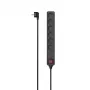 Hama 00223156 listwa zasilająca 3 m 6 gniazd AC Wewnętrzna Czarny