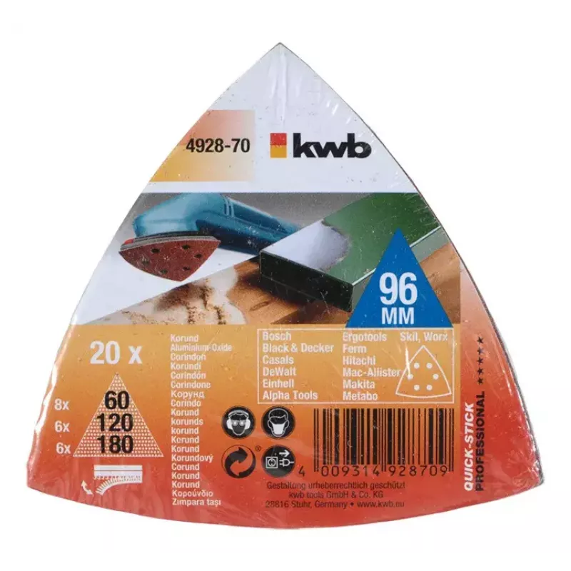 Krążki ścierne KWB 492870 20 szt.