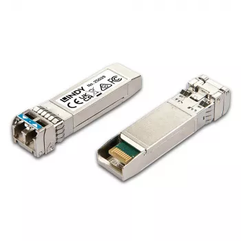Lindy 10GBase-LR/LW SFP+ LC Module - Singlemode, Fiber optic, 10000 Mbit/s, SFP+, LC, LR, LW, 10000 m