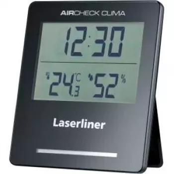Elektroniczny higrometr Laserliner AirCheck Clima Czarny Cyfrowy 1 szt.