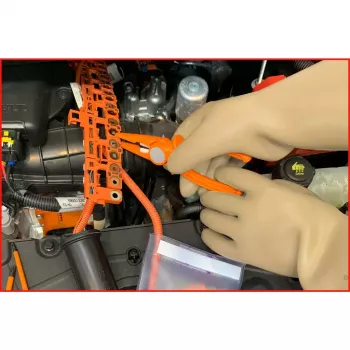 Rękawice izolacyjne KS Tools 117.0051 Biały Lateks Dla dorosłych 360 mm