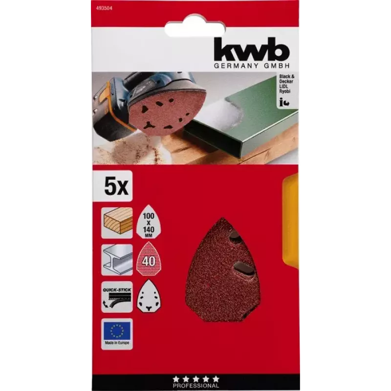 Krążek ścierny KWB 493504 5 szt.