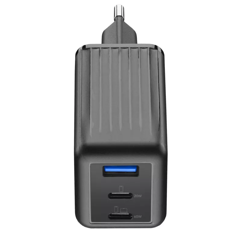 Cellularline Multipower Micro 65W Ultra-kompaktowa szybka ładowarka sieciowa 65W z 3 portami