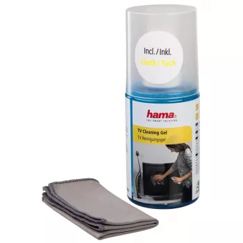 Hama 49645 Ściereczki do czyszczenia na mokro/sucho sprzętu LCD/TFT/plazmowego i płyn