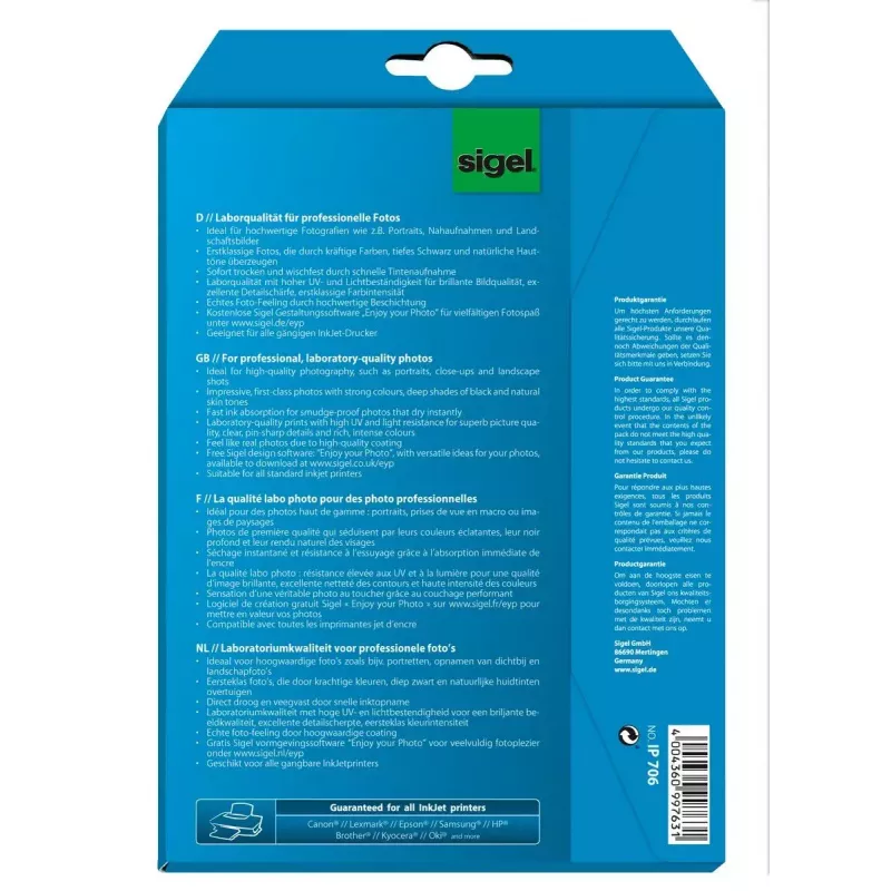 Photo Paper Gloss Sigel InkJet Ultra IP706