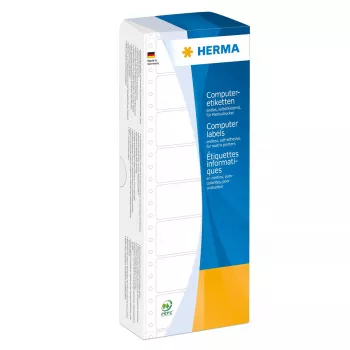 Samoprzylepne etykiety do drukarek HERMA Computer labels ciągłe 101,6x48,4 mm 1 rząd