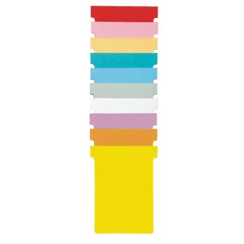 Nobo T-Cards rozmiar 4 różowy (100), T-Card, różowy, standard, 100 szt., 123 mm, 20 mm