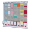 Nobo T-Card Office Planner Kit 24 gniazda, biały, 480 mm, 480 mm, 1,97 kg, 497 mm, 37 mm