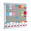 Nobo T-Card Office Planner Kit 24 gniazda, biały, 480 mm, 480 mm, 1,97 kg, 497 mm, 37 mm