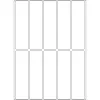 Wielofunkcyjne etykiety HERMA 20x75 mm biały papier matowy odpis ręczny