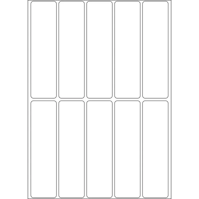 Wielofunkcyjne etykiety HERMA 20x75 mm biały papier matowy odpis ręczny