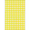 Wielofunkcyjne etykiety HERMA 5632 okrągłe żółte kropki 8 mm