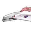 Rexel Odyssey Heavy Duty Stapler srebrny, 60 arkuszy, srebrny, 6,5 cm, ładowanie od góry, zszywanie równoległe, 540 g