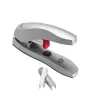 Rexel Odyssey Heavy Duty Stapler srebrny, 60 arkuszy, srebrny, 6,5 cm, ładowanie od góry, zszywanie równoległe, 540 g