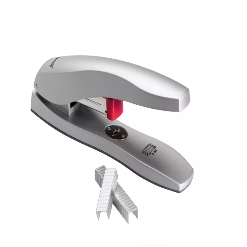 Rexel Odyssey Heavy Duty Stapler srebrny, 60 arkuszy, srebrny, 6,5 cm, ładowanie od góry, zszywanie równoległe, 540 g