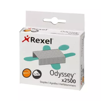 Rexel Staples Odyssey Pack of 2500, Staples pack, 2500 staples, Steel, srebrny, 60 sheets, 130 g