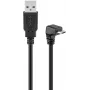 Kabel USB 2.0 Hi-Speed Goobay 95343 90° Czarny 1.8m