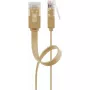 Kabel sieciowy Goobay 95879 Jasnobrązowy 0,5 m Cat6 U/UTP