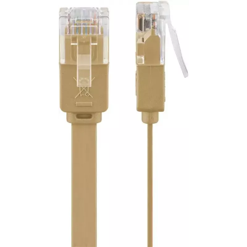 Kabel sieciowy Goobay 95880 Jasnobrązowy 1 m Cat6 U/UTP