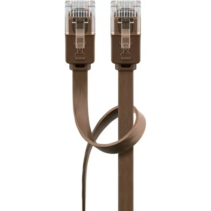 Kabel sieciowy Goobay 95890 Brązowy 1m Kat.6 U/UTP