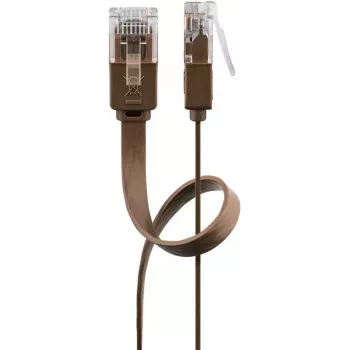 Kabel sieciowy Goobay 95890 Brązowy 1m Kat.6 U/UTP