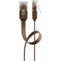 Kabel sieciowy Goobay 95890 Brązowy 1m Kat.6 U/UTP