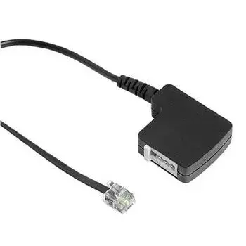 Hama 00044918 kabel telefoniczny Czarny