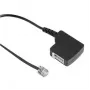 Hama 00044918 kabel telefoniczny Czarny