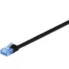 Płaski Kabel Krosowy Goobay CAT 6A U/UTP Czarny 5m