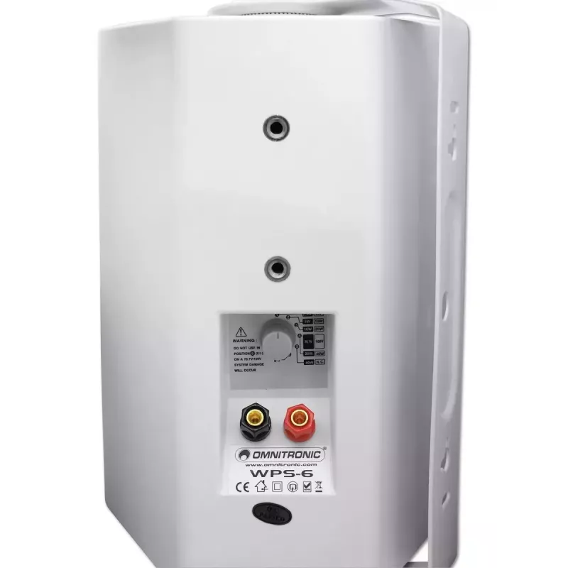 dwudrożny głośnik Omnitronic 80710533 Biały Przewodowy 40 W