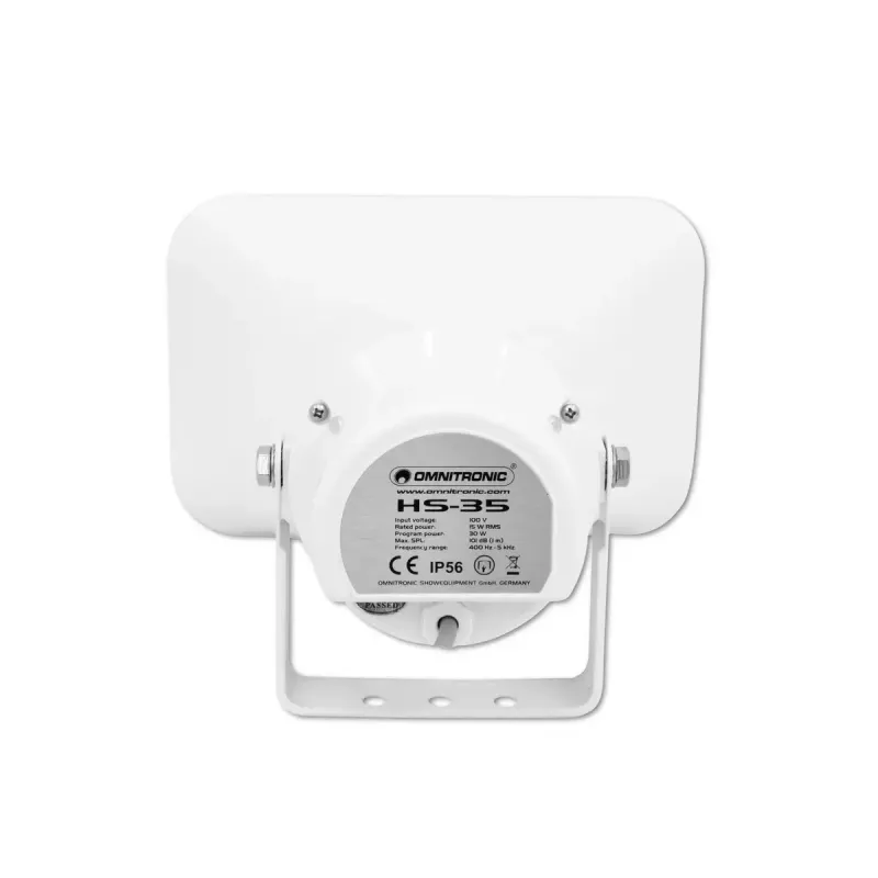 Głośnik Omnitronic 80710811 Biały Przewodowy 15 W