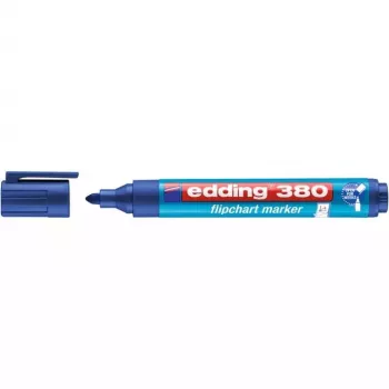 Marker Edding 4-380 — końcówka kulista, niebieski tusz, pojedyncza sztuka, 16,6 g