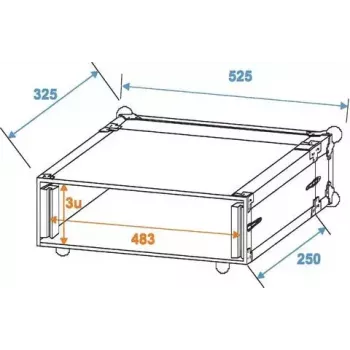 Twarda walizka Roadinger 30107192 Aluminium Czarny Srebrny 525x400x180mm