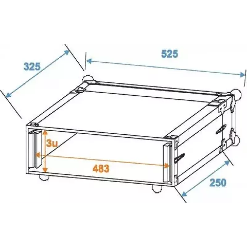 Twarda walizka Roadinger 30107192 Aluminium Czarny Srebrny 525x400x180mm