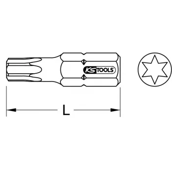 Końcówka wkrętakowa KS Tools 910.2322