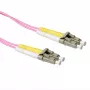 ACT 0,5 metra LSZH wielomodowy 50/125 OM4 patchcord światłowodowy duplex z wtykami LC