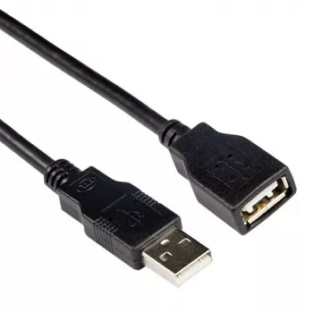 USB 2.0 A męski - USB A żeński czarny 3.00 m ACT SB0036