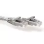 ACT Szary 4 metry kabel krosowy U/UTP CAT6 z bezproblemowymi wtykami RJ45