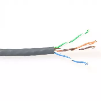 Kabel stały CAT5E U/UTP PVC ACT ES100H 100m szary