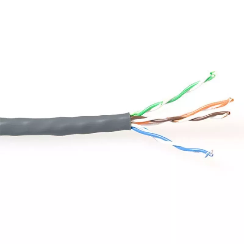 Kabel stały CAT5E U/UTP PVC ACT ES100H 100m szary