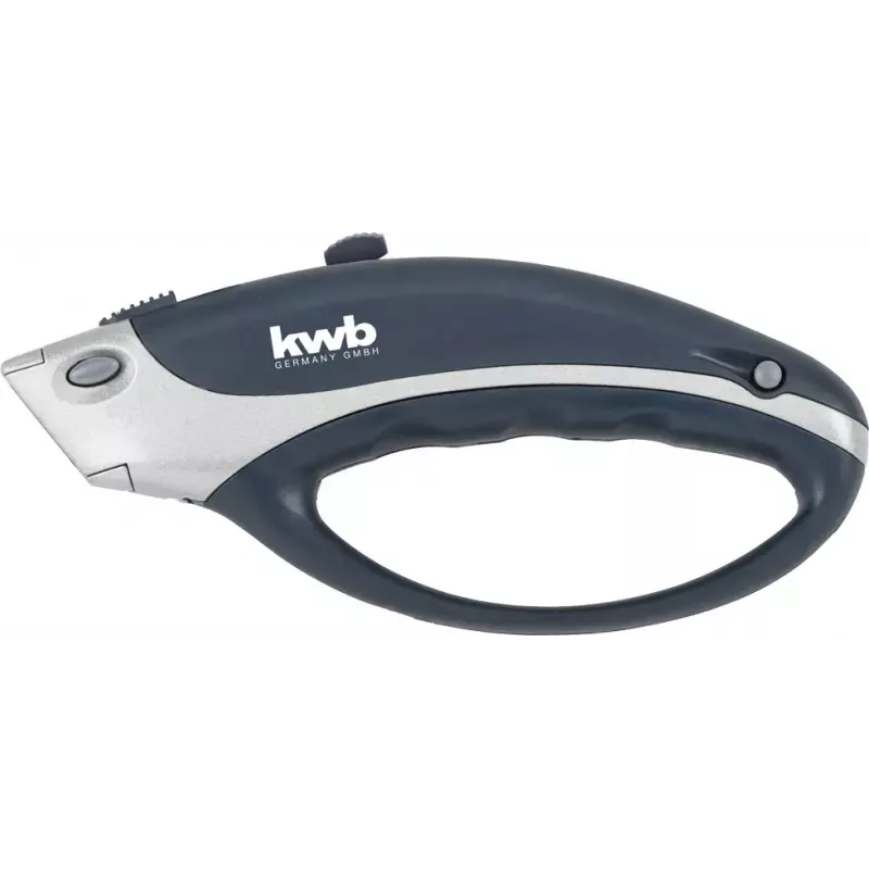 Nóż uniwersalny KWB 013400 czarny ostrze trapezowe długość 170 mm długość ostrza 6 cm