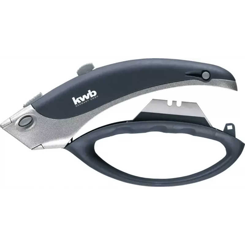 Nóż uniwersalny KWB 013400 czarny ostrze trapezowe długość 170 mm długość ostrza 6 cm