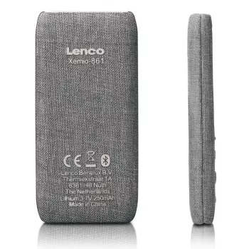 Odtwarzacz MP4 Lenco Xemio-861 8 GB Szary USB 3.2 Radio FM