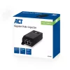 Iniektor ACT Gigabit PoE+ (30W), Gigabit Ethernet, 10,100,1000 Mbit/s, IEEE 802.3, IEEE 802.3ab, IEEE 802.3af, IEEE 802.3at, IEEE 802.3u, Czarny, 30 V, 100 - 240 V