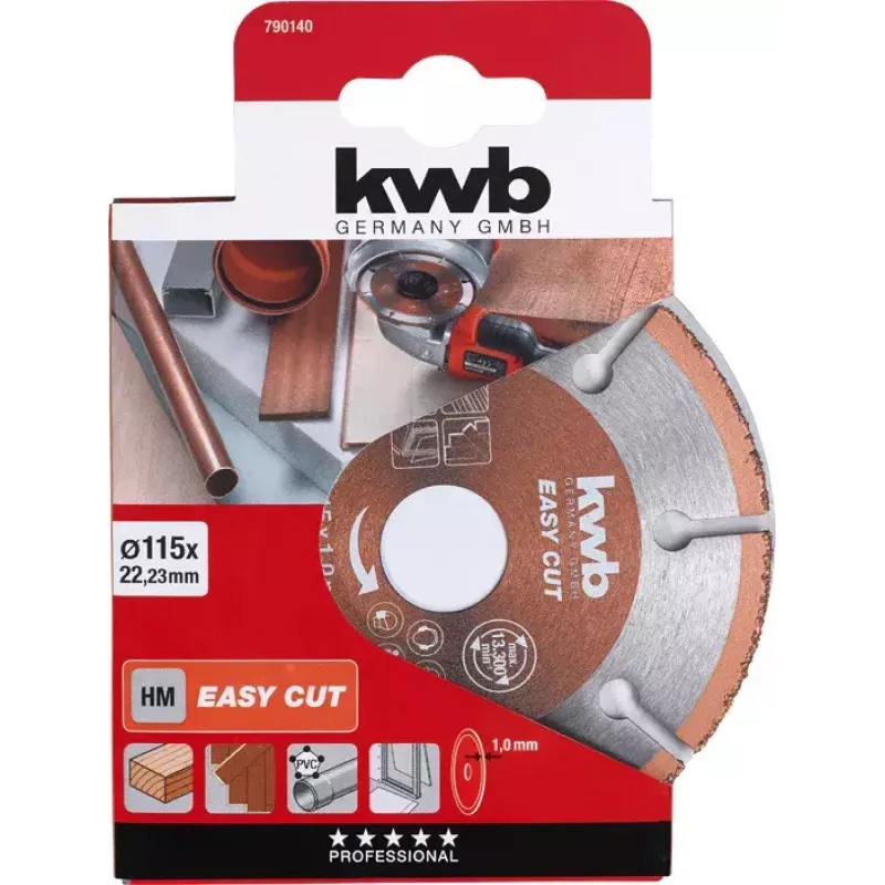 Tarcza tnąca KWB EASY CUT Carbide Universal 11,5 cm