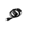 Kabel zasilający Eurolite 51100666 Czarny 1,7 m H05VV-F 230 V