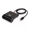 ACT Zewnętrzny czytnik kart inteligentnych USB-C Smartcard eID, czarny