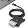 ACT Zewnętrzny czytnik kart inteligentnych USB-C Smartcard eID, czarny